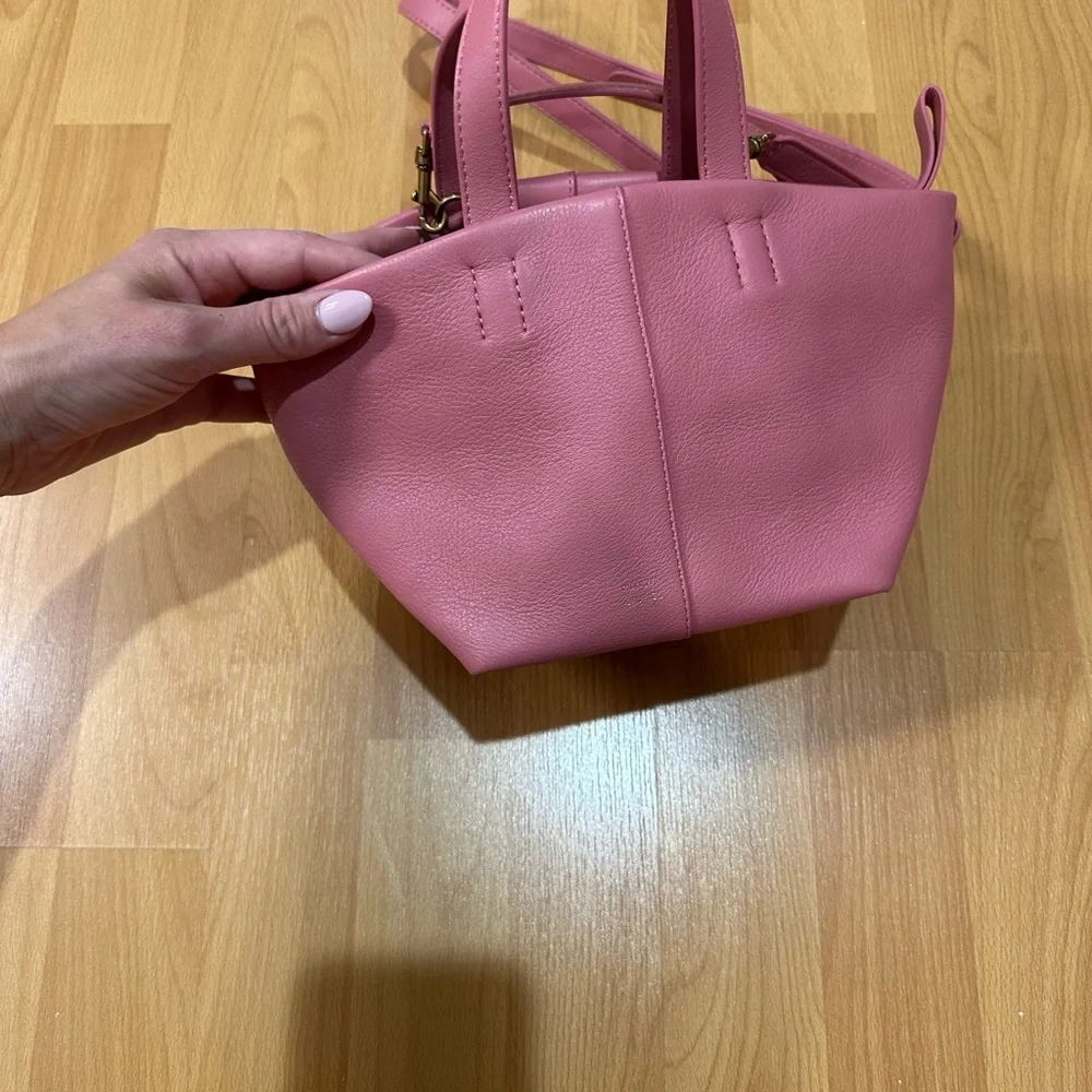 Mansur Gavriel Pink Crossbody Bag Sleek Minimalist Design - Picture 3 of 4